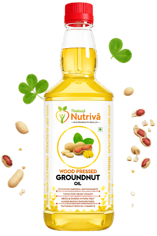 Wood Pressed Groundnut Oil